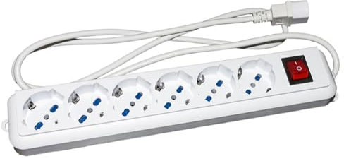 LINK lkmp06 C MULTIPRESA para Grupos de continuidad con 6 enchufes tripolari 10/16 A a Enchufe IEC C13