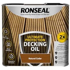 Ronseal Ultimate Protection Decking Oil Natural Cedar 2.5L