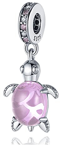LNQOBU 925 Sterling Silber Charms für Armbänder und Schildkröten-Charme Musik Charms Perlen Schmuck Geschenk für Frauen Mädchen