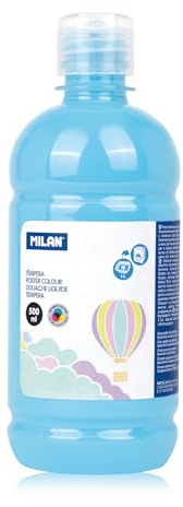 MILAN® Bottiglia tempera 500 ml azzurro pastello