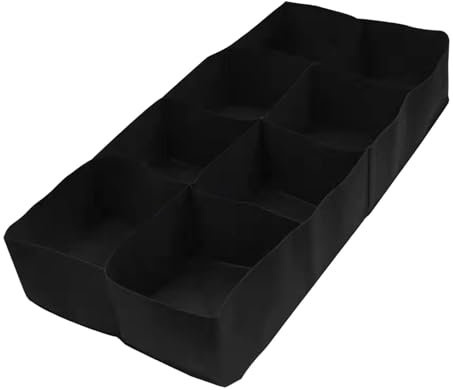 Sac à rectangulaire - de jardin pour cultiver des légumes, parterre de fleurs surélevée 8 grilles | Sacs de culture de fleurs de légumes, sacs de culture de , récipient pour pi ces