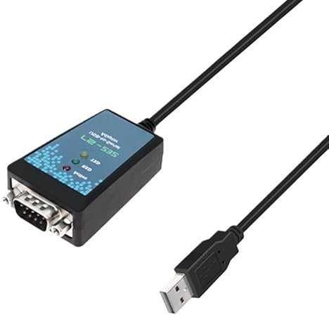 YXYOZMD Adaptador USB RS232 USB 2.0 a RS-232 Cable Serie DB9 Macho de 9 Pines con chipset FTDI Compatible con Win10
