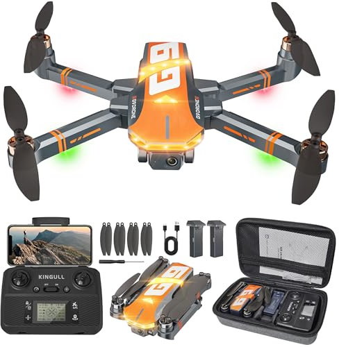 GPS Drones with Camera EIS 4k UHD Professional for Adults,45-Min Flight Time,Auto Return,Transmission,Brushless Motor and Follow Me, RC Quadcopter for Beginners,Under 249g,C0(Dark Gray)