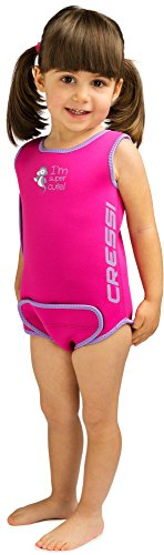 Cressi Infant Baby Warmer - Kinder Neopren Schwimmanzug, Rosa, 6/12 Monate