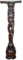 livasia gedrehte Deko Holzsäule 80cm – Antik-Look Podest, Blumensäule, Dekosäule aus Albiziaholz – Balinesische Handwerkskunst, Nachhaltig und Einzigartig (Braun)