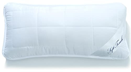 aqua-textil Kopfkissen 50 x 75 cm Reißverschluss Nackenkissen 710g klimaregulierend Oeko-TEX