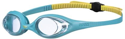 arena Spider Junior, Lunettes de Natation pour Enfants, Lunettes de Piscine avec Traitement Anti-Buée et Protection UV, Pont de Nez Auto-ajustable, Joint en Silicone Hypoallergénique