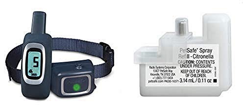 PetSafe Bundle Remote Spray Trainer with Water Resistant Training Collar for Dogs, 2 Spray Cartridges +3.6Kg and Spray Refill-Citronella, Replacement Cartridges for Bark and Training Collars, 3-Pack