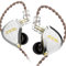 CCA C12 Écouteurs Intra-Auriculaires 5 BA 1DD Hybrides Pilotes Filaires Sport Casque Casque stéréo de Jeu HiFi Son Clair pour Musicien Audiophile Singer DJ