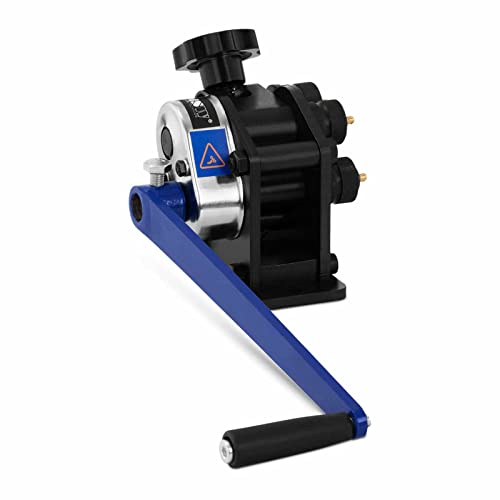 MSW Mini Calandra Manuale Da Banco Per Acciaio Piatto E Tondo MSW-SRM-32 (0-360°, 77-140 cm)