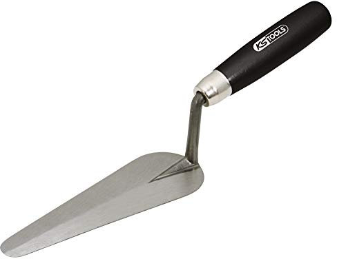 KS TOOLS Truelle langue de chat - lame acier - manche bois - 160 mm - Outil pour le Bâtiment