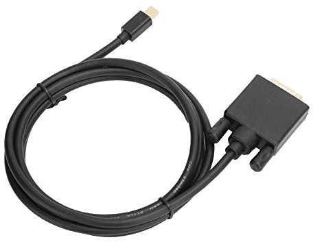Adaptador de DisplayPort a DVI, Convertidor de Puerto de Pantalla DP a DVI, Adaptador de Cable Mini DP a DVI, Conductor de Cobre 4K 1080P con Carcasa de ABS (1,8 Metros/5,9 pies)