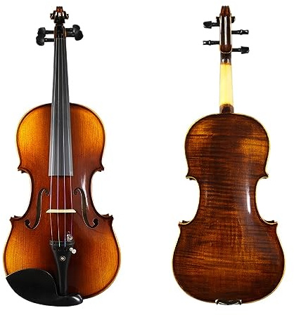 Geige 4/4-Violine, Gut Geflammte Violine, Super Geeignet Für Fortgeschrittene Spieler, 4/4-Violine, Inklusive Koffer Und Bogen
