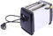 Cabilock Mini-Brotmaschine Mini Brotbackautomat automatische Brotbackmaschine automatischer Sandwichmaker Brotbackmaschine nach Hause Brotmaschine für zu Hause Silver