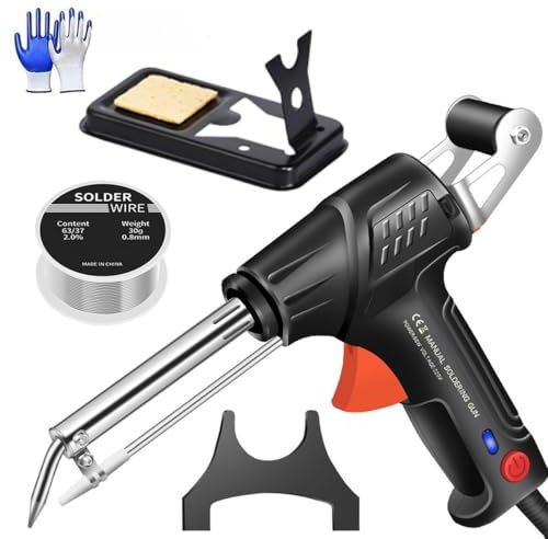 Laser Welder, Hand Held Laser Welding Machine, Internally Heated Industrial 3-in-1 Welders, Multifunctional Handheld Light Weight Welder Machine for Metal, Soldering Gun Set Automatic Feed (Black)