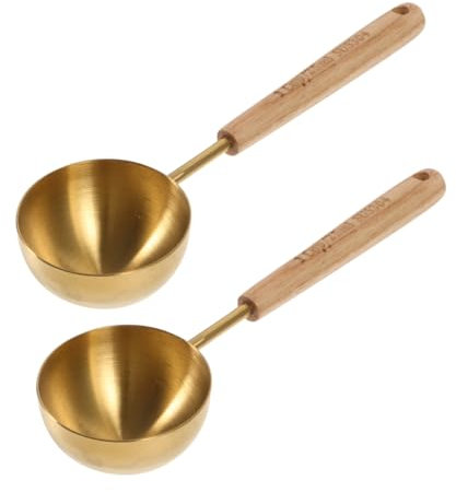 CIYODO 2 Pezzi Cucchiaio Dosatore Acciaio Inossidabile con per e Strumento Multifunzionale con Accurate per e Preparazioni Gourmet