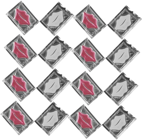 DEARMAMY Maschera le Labbra in Gel Crystal 20 Pezzi per Idratazione Profonda e Riduzione delle Rughe Cura Labbra Secche e Screpolate