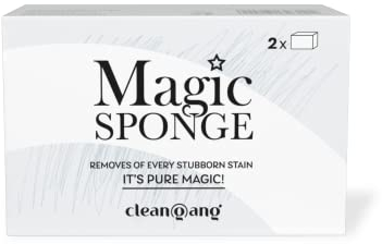 CleanGang - Schmutzradierer Magic Sponge - Cleaner Schwamm für eine schnelle & effektive Reinigung - Schmutzradierer Schwamm für Wände, Möbel und vieles mehr - Schmutz Radierer 2 Stück