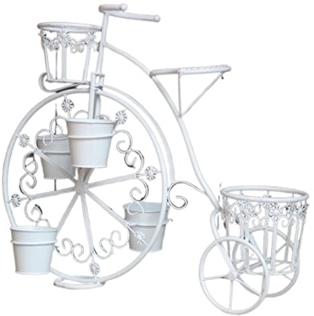 pflanzenständerBlumenständer Blumenregal Blumenbank Fahrrad Pflanzenhalter Rack Kreatives Metall Eisen Blumentopfhalter Rack Outdoor Indoor Balkon Terrasse Pflanzenständer Blumentreppe Pflan