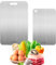 2 Piezas Tabla de Cortar de Titanio, Nueva Tabla de Cortar de Titanio 2025, Multifunción, Grado Alimenticio de Doble Cara, para Garantizar el Sabor Original
