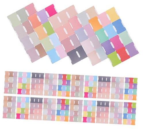 CAXUSD 5 Stück Index-label Buchseitenmarkierungsfahnen Farbnotizregisterkarten Dekorative Buchregister Monatliche Kleberegisterkarten Textmarker-tabs Registerreiter Selbstklebend Pvc