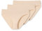 Schiesser Damen 3 Pack - Essentials Slip Baumwolle Stretch Unterwäsche, Haut_145425, 40 EU