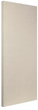 ATS Acoustics Sound Absorbing Acoustic Panel with Sona Fabric, NRC 1.0, Fire Rated, 24 x 48 x 2 (Cream)