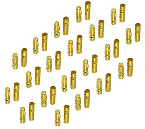 FLY RC 20 Paar 3mm Männlich Weiblich Banana Stecker Adapter Bullet Stecker Bananenstecker Für DIY RC Akku ESC Motor