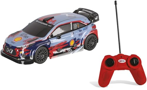 Mondo Motors Hyundai i20 WRC - Modelo a Escala 1:24 - hasta 8 km/h de Velocidad - Coche de Juguete para niños - 63668