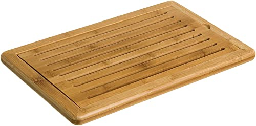 MGE - Tagliere Pane con Raccoglibriciole - Taglieri Grandi in Legno - Taglia Pane - Griglia Estraibile Raccogli Briciole - Tagliere per il Pane - Legno - 38 x 24 cm