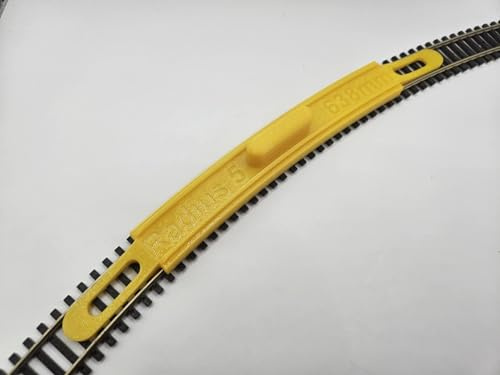 HO/OO 1:76 5th Radius 638mm Curve design for 00/H0 scale track with 67mm track spacing. Compatible with Hornby and Peco