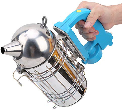 Generic Smoker d'abeille pour l'apiculture, Kit d'outils Apiculteurs en Acier Inoxydable avec Couvercle Thermique pour l'apiculture