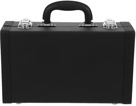 Healifty Scatola Per Trasporto Clarinetto Con Maniglia Ergonomica Borsa in Pu Per Riporre Musica e Custodia Portatile Con Chiusura Scatto Per Protezione Strumento