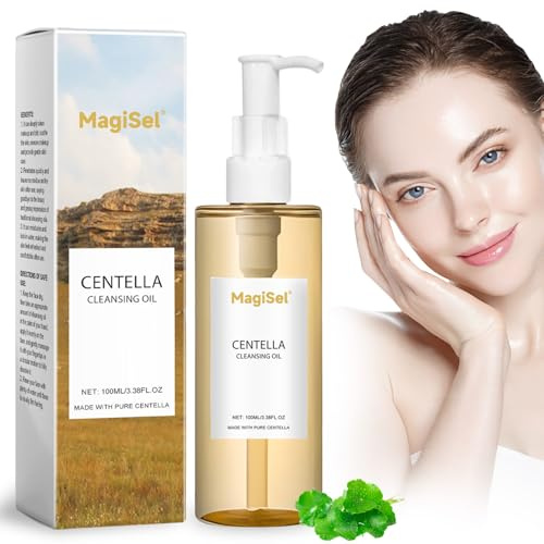 Centella Skincare Olio Detergente Viso Centella, Struccante Viso e Occhi, Delicato e Leggero, Pulito e non Stretto, Centella Oil Cleanser, 100ml