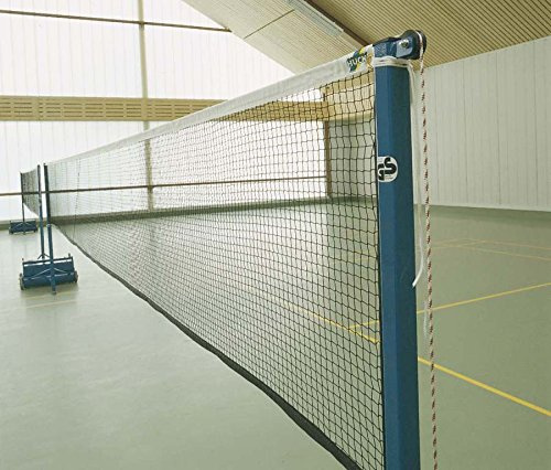 Huck Badminton Turniernetz Champion, 3 Netze auf 23 m Kevlarseil