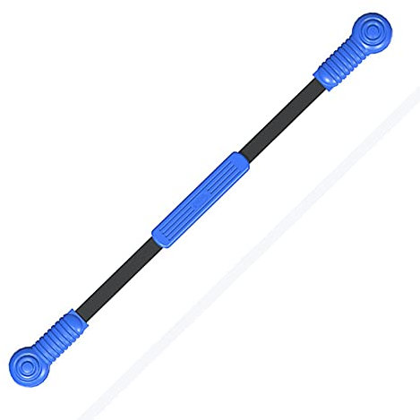 Schwingstab Fitness Fiberglas,90cm Multifunktionale Swingstick,rutschfest Flexible Schwungsstab für Vibrationstraining & Tiefenmuskulatur(Color:Blau)