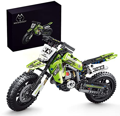 Mesiondy Motorcycle Toy Building Blocks Kit,Stem Bricks Sets,Toys for Boys & Adults,Build A Model Motorcycle, (476 Pieces)………