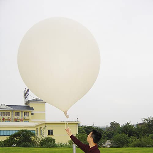 2 PCS Professional Weather Balloon For Meteorological Investigation Aerial Video Holiday Party Decoration Entertainment Toys Huge Balloons (48 inch/50g * 2 pcs)