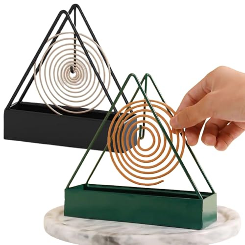 Myggspolehållare, 2 stycken anti-müCke-spiral, myggspolhållare, myggspiral behållare, myggspiral hållare, myggspiral metallhållare, myggspole hållare