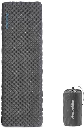 Naturehike Thermal 3,5R- Camping Isomatte Ultralight 4 Jahreszeiten (-6℃) Selbstaufblasend mit aufblasbarer Tasche,Isomatte Luftmatratze Langlebige Hoher R-Wert, hohe Isolierung, für den Winter