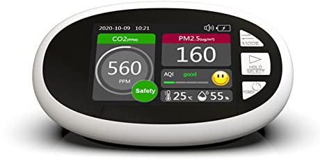 Moniteur de qualité de l'air Détecteur de dioxyde de carbone Détecteur de CO2 Détecteur de dioxyde de carbone Détecteur PM2.5