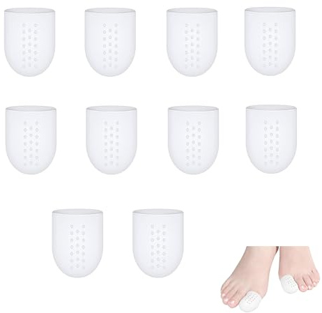 10 PCS Toe Protectors for Women, Big Toe Protectors for Women, Silicone Toe Protector, Toe Bandage for Big Toe, Big Toe Cap for Big Toe, Reduce Friction
