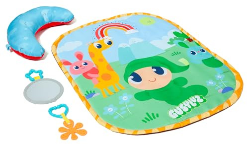 MOLTO | Baby-Aktivitätsteppich mit Spielzeug – Gusy Luz Design – Gepolsterter Kinderteppich mit Schleife und Anhängern – Baby-Fitnessstudio ab 0 Monaten – Moltoshop