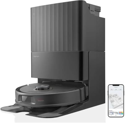 roborock Aspiradora Robot Q Revo MaxV Negra 7000Pa 5200mAh