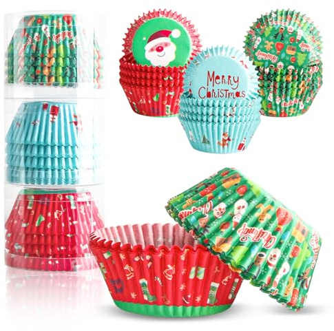dellyy Pirottini per Muffin Carta, 300 pezzi Stampo Muffin, per Cioccolato, per Cottura Forno, Dessert, Festa, Compleanno, Matrimonio