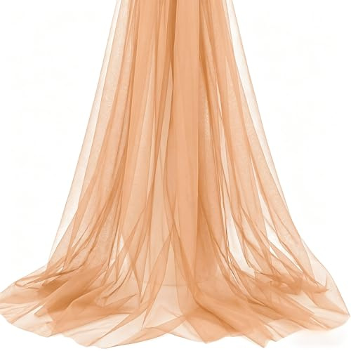 3 m x 160 cm, morbido tessuto in tulle, decorazione da tavolo, tessuto in organza, drappeggio per matrimonio, arco, cerimonia, abito in tulle, velo