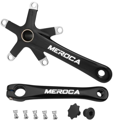 Harilla Pédalier Repliable pour Vélo Pliable Manivelles Vélo Pliable Pédalier Vélo Pliable Bras de Manivelle Ensemble, Manivelle Gauche Et Droite
