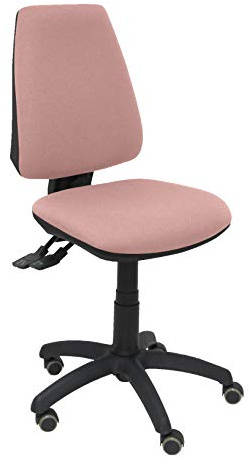 PIQUERAS Y CRESPO 14S – ergonomisk kontorsstol med MECANISMO SINCRO parkett, vävrullar Bali ljusrosa