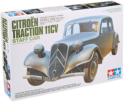 Tamiya - 35301 - Maquette - Citroën Traction 11CV - Echelle 1:35, Argenté.