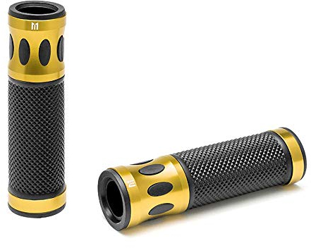 Motorrad Griffe Für 22mm Stangen - Gold - Eloxiertes Aluminium